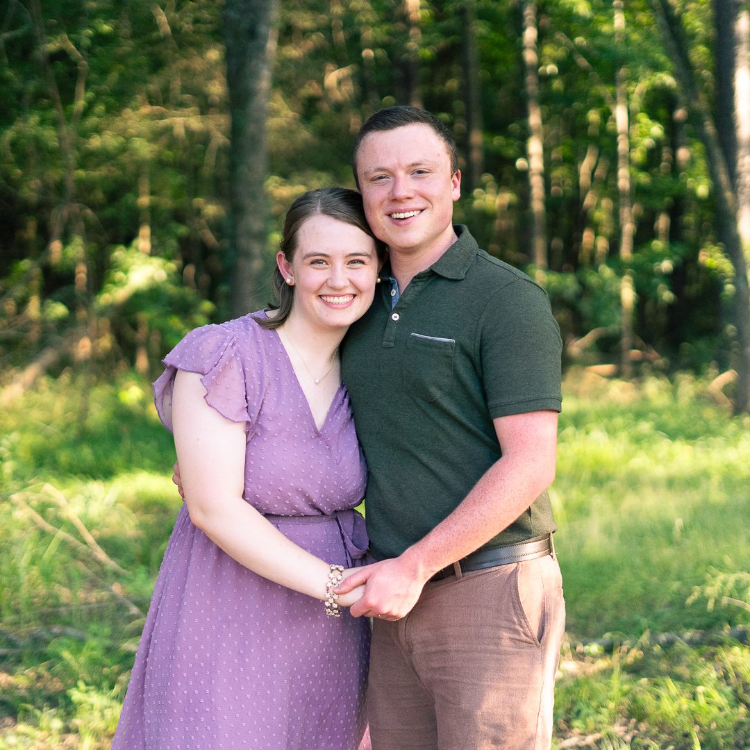 Clinton Portrait photography of couple at Clinton Welcome Center 